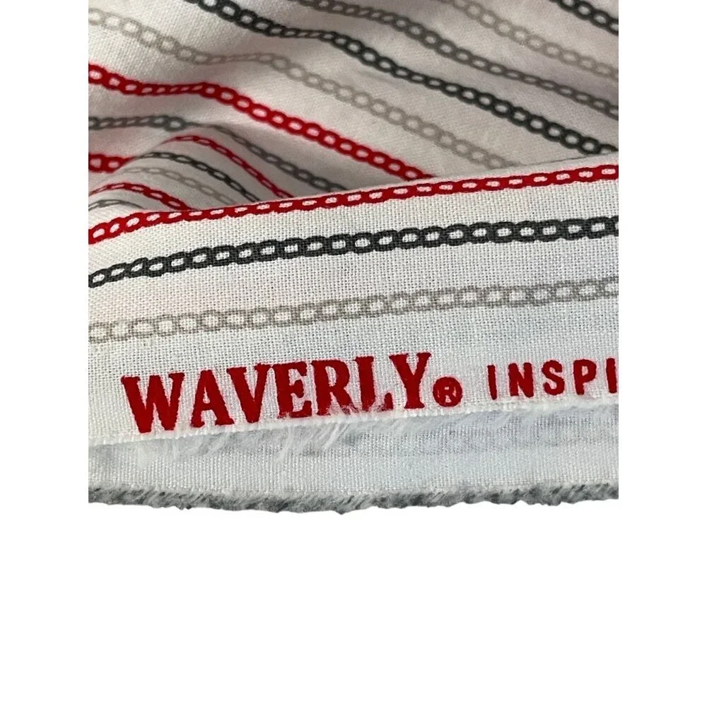 Waverly Inspirations Chain Line Stripe Cotton Fabric 36